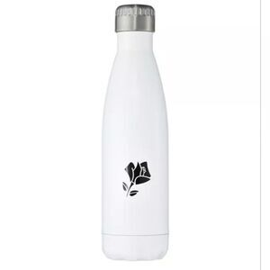 New White Metal Thermal Water Bottle by Lancome